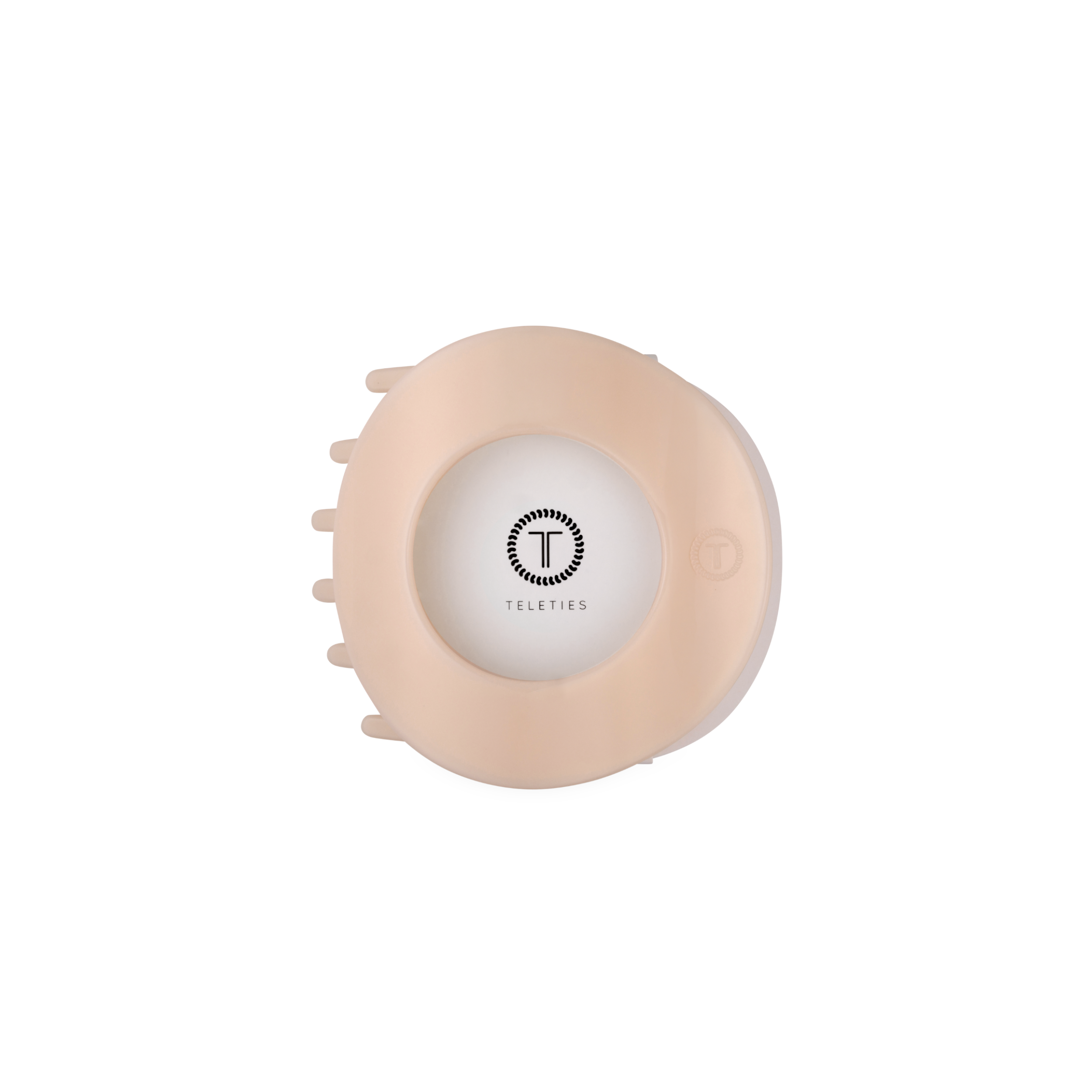 Almond Beige | Medium | Flat Circle Hair Clip