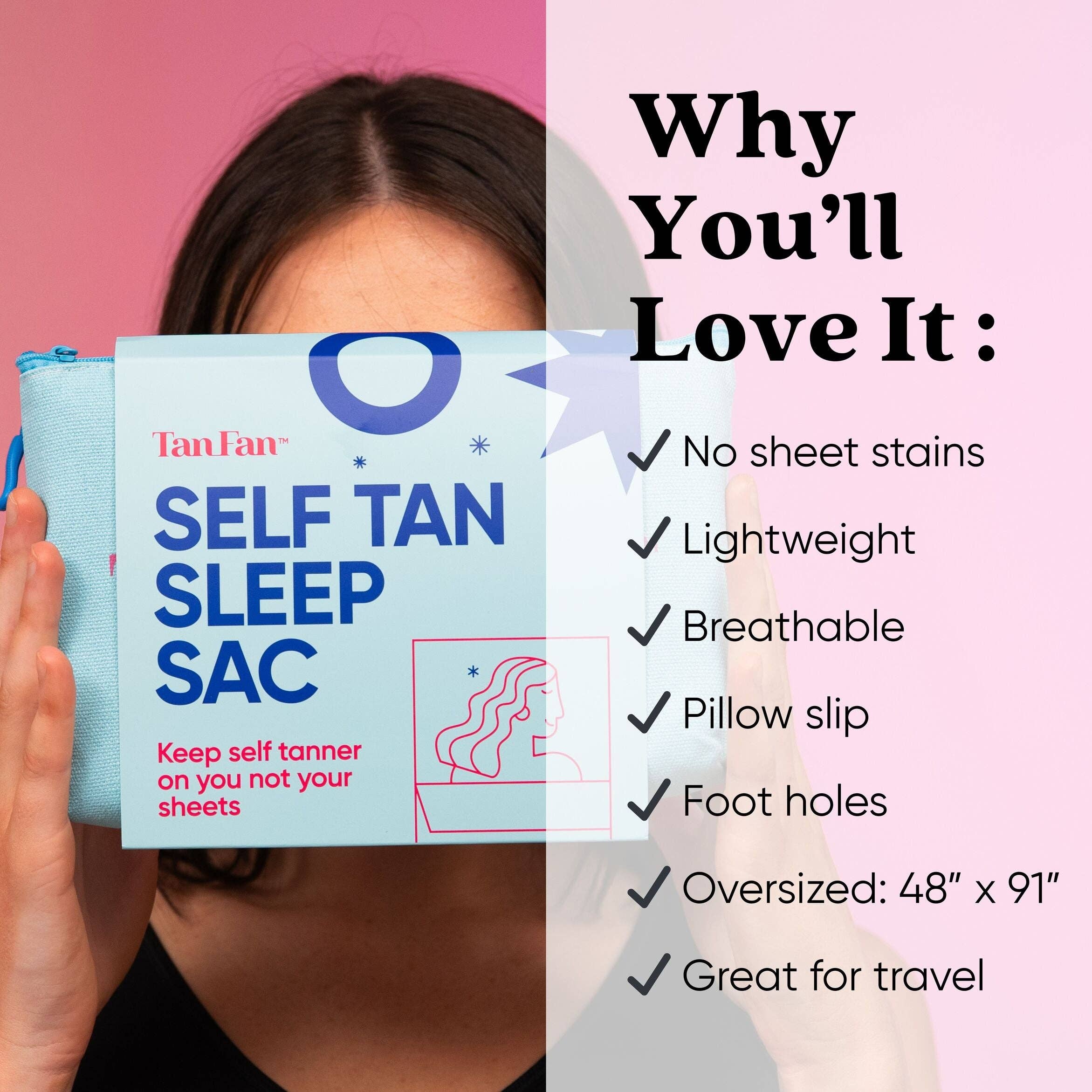 Self Tan Sleep Sac - French Navy