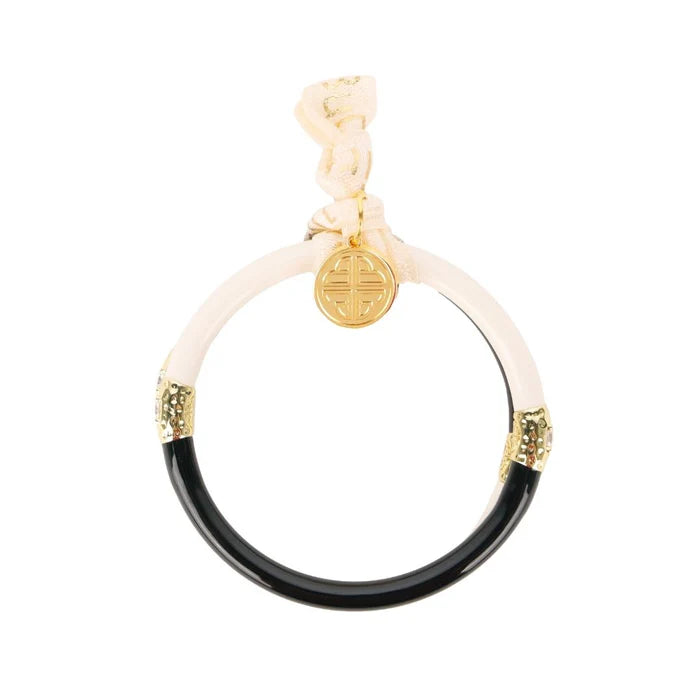 Black/Ivory Yin & Yang All Weather Bangles® (AWB®)