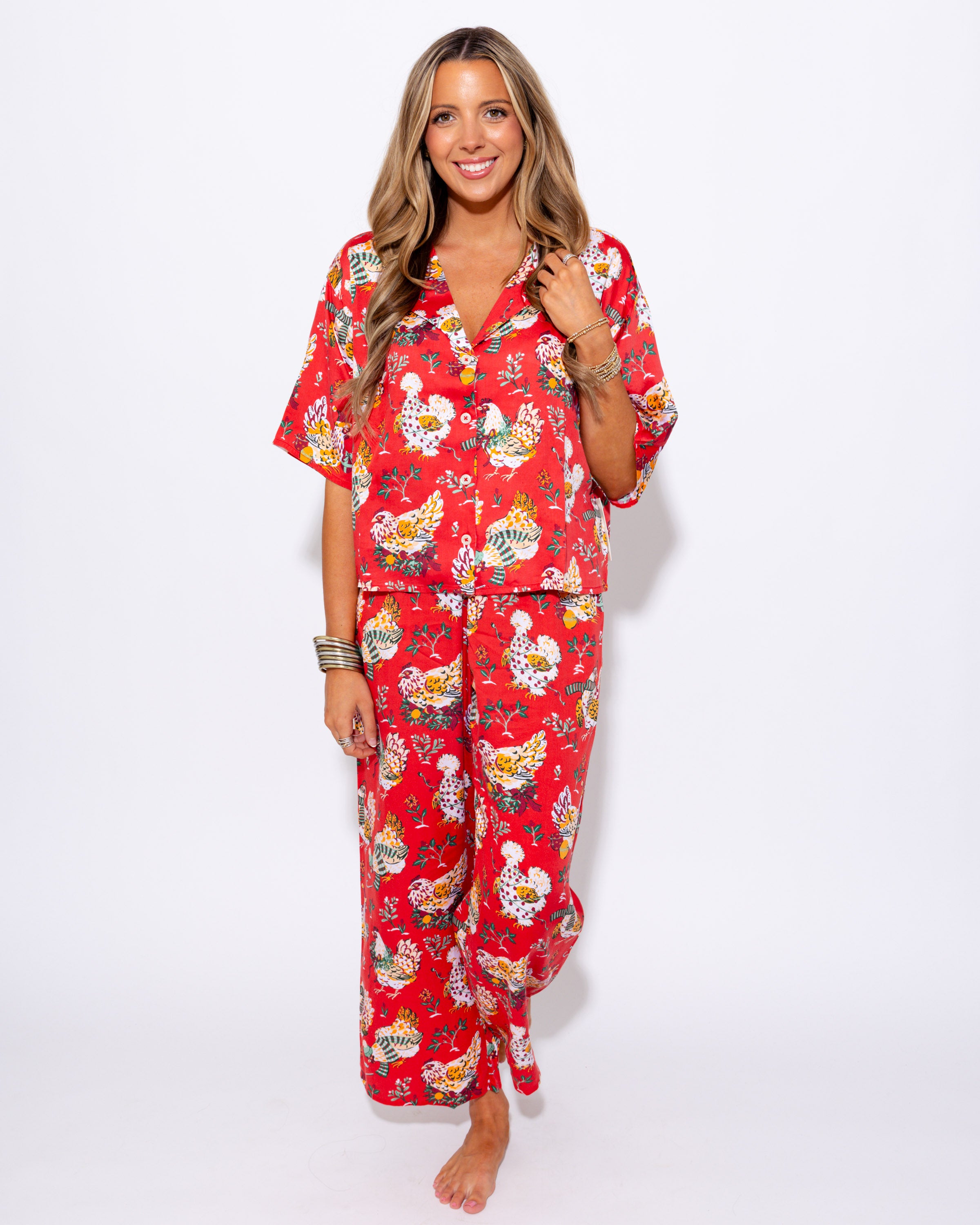 Holiday Hens Satin Wildest Dreams Set