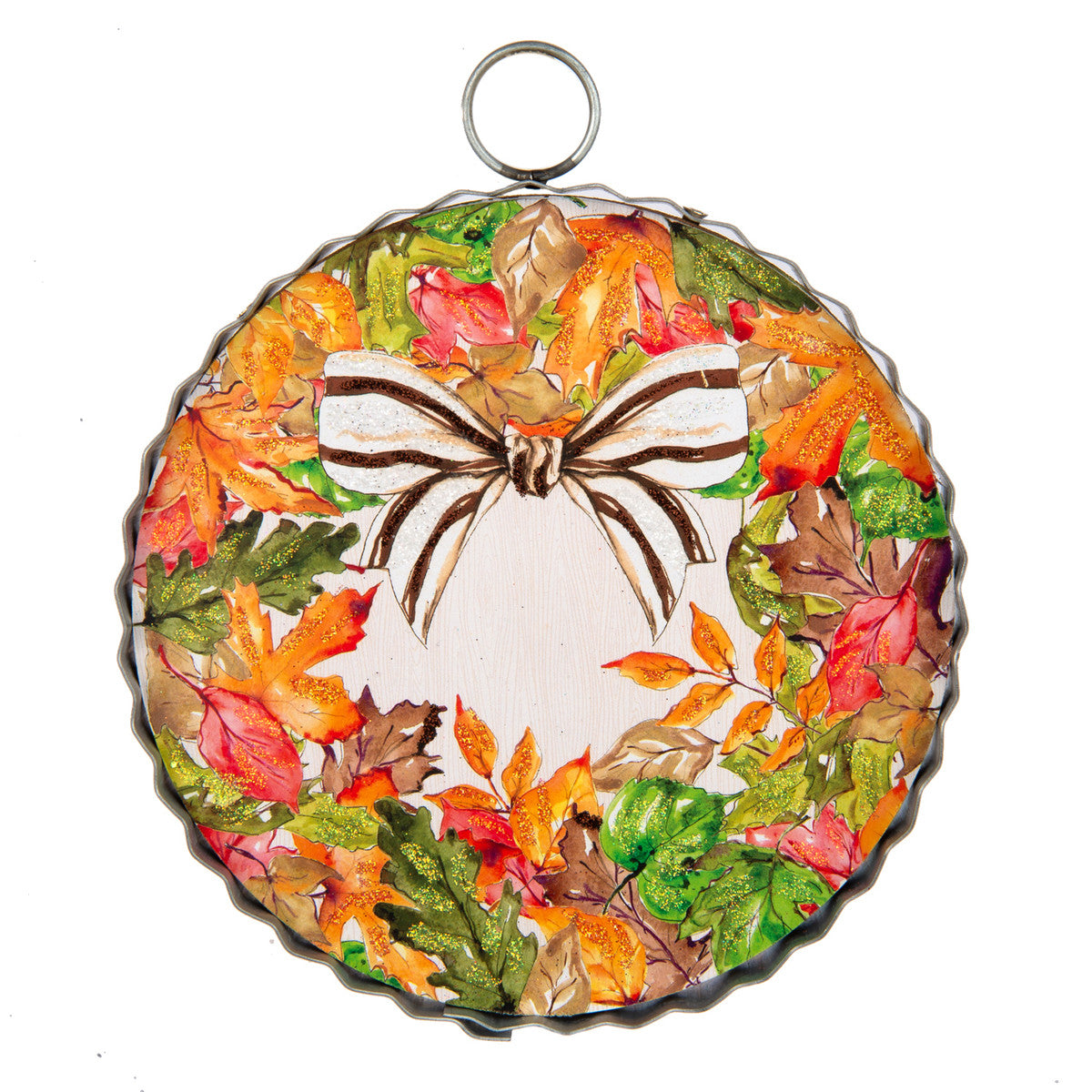 Mini Fall Wreath Charm