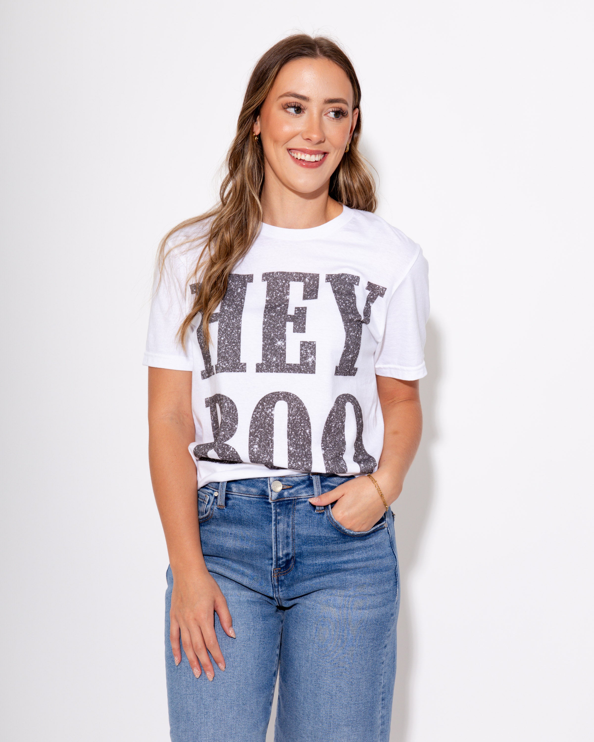Hey Boo Graphic T-Shirt