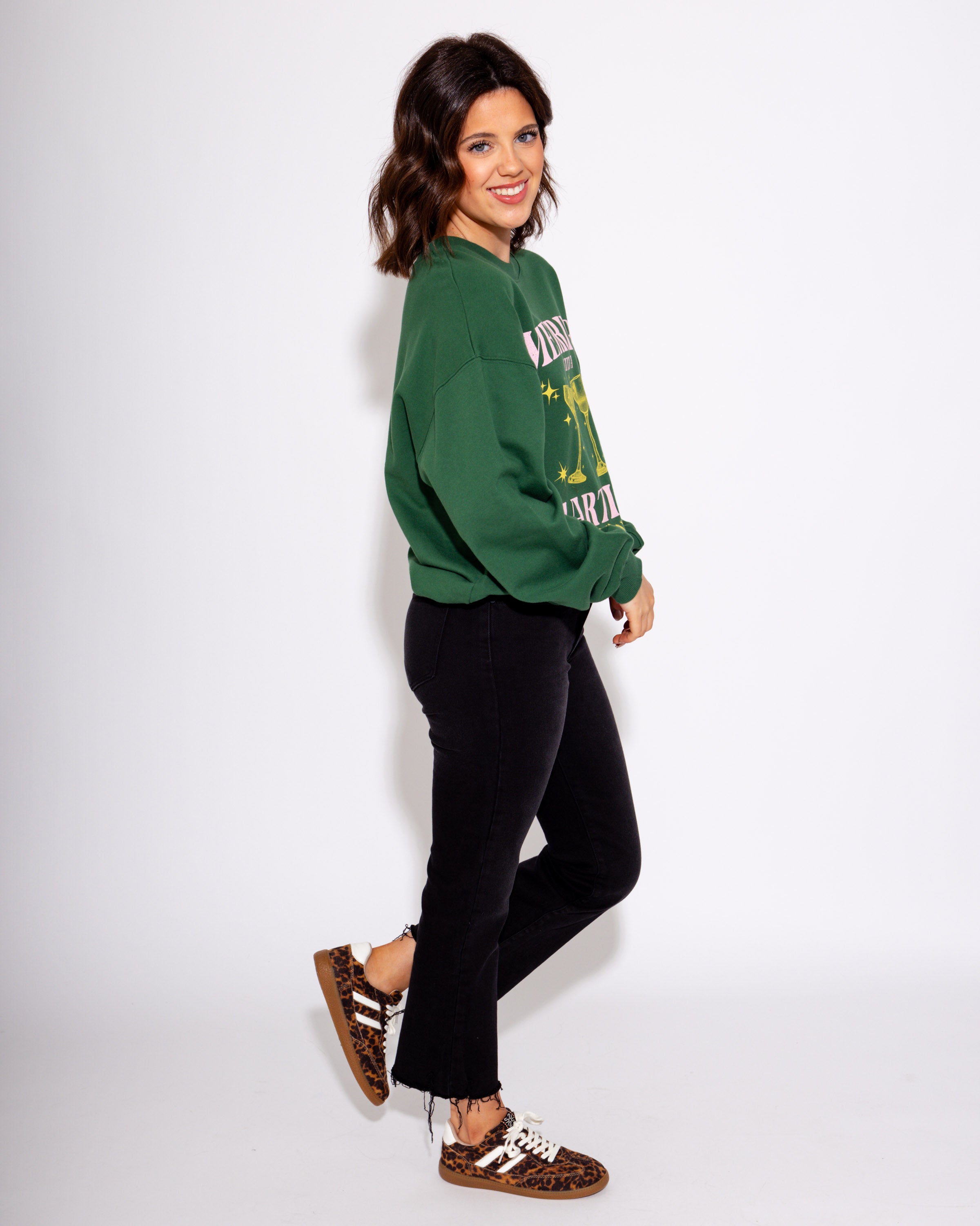 Merrier with a Martini Sweatshirt