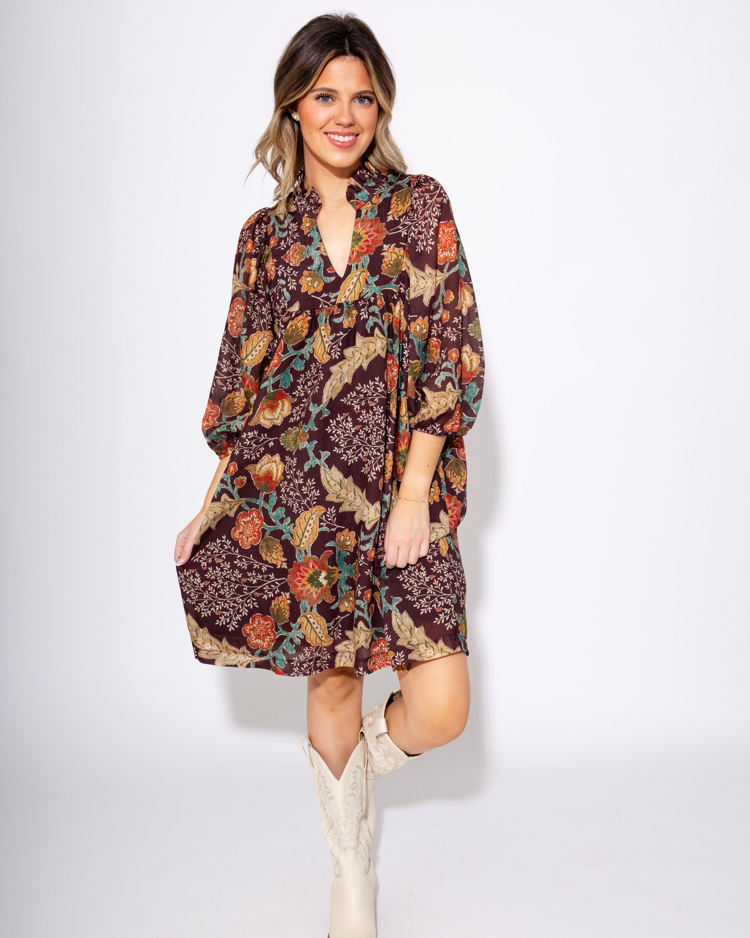 Falling for Florals Mini Dress