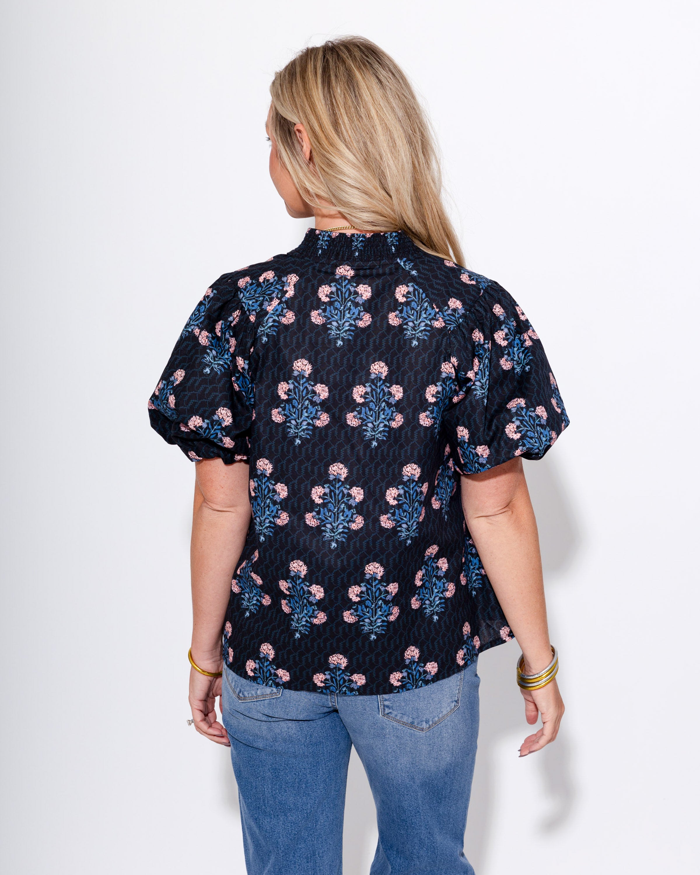 Dusky Petal Popover Top
