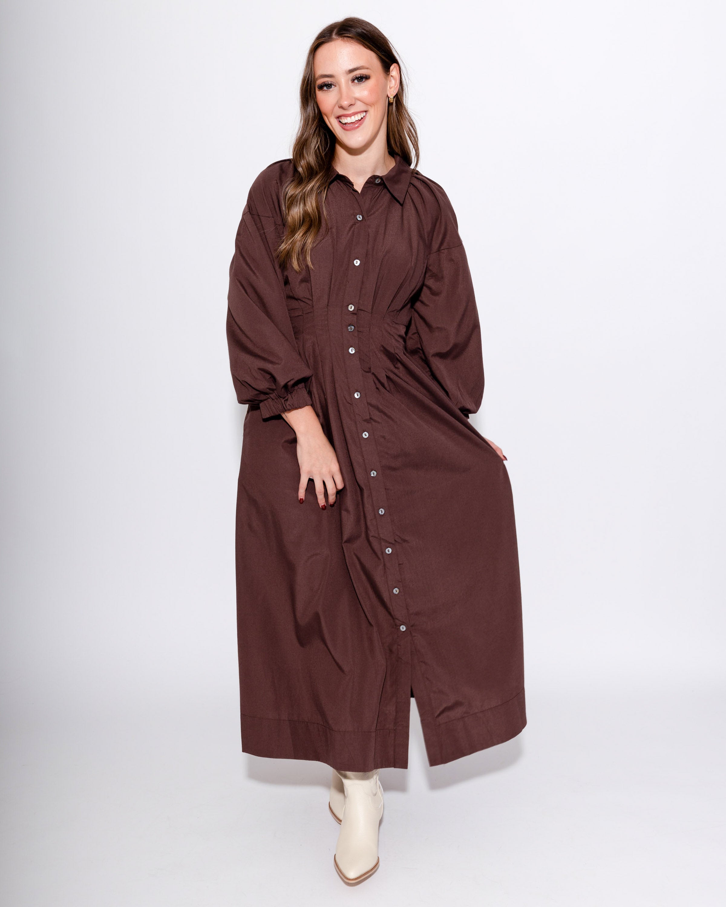 Everyday Elegance Pleated Midi