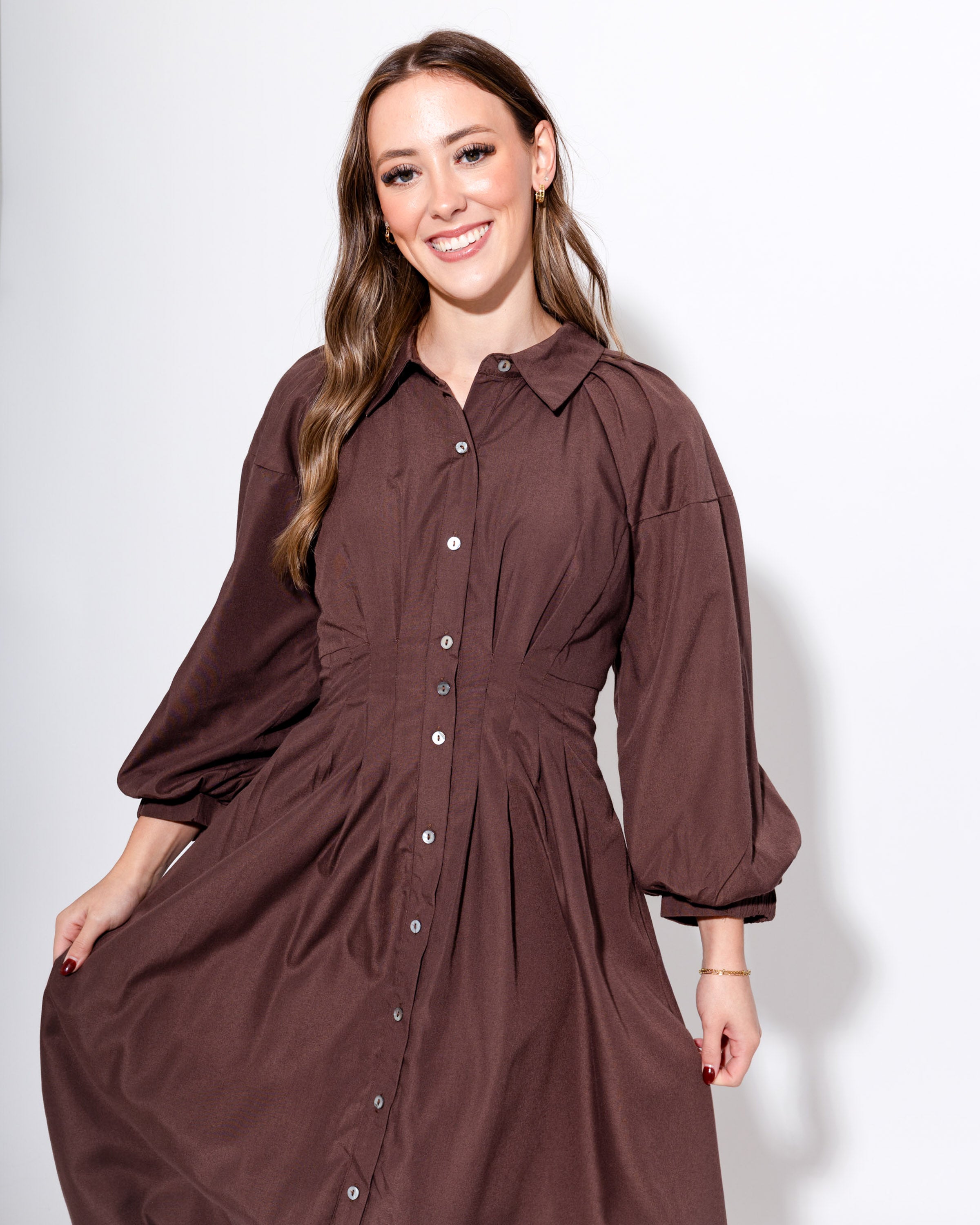 Everyday Elegance Pleated Midi