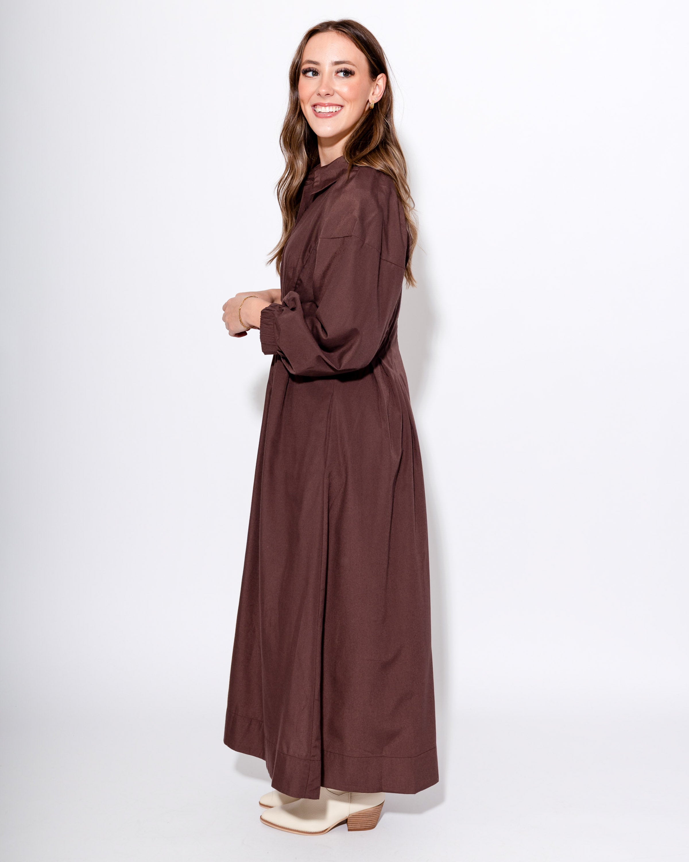 Everyday Elegance Pleated Midi