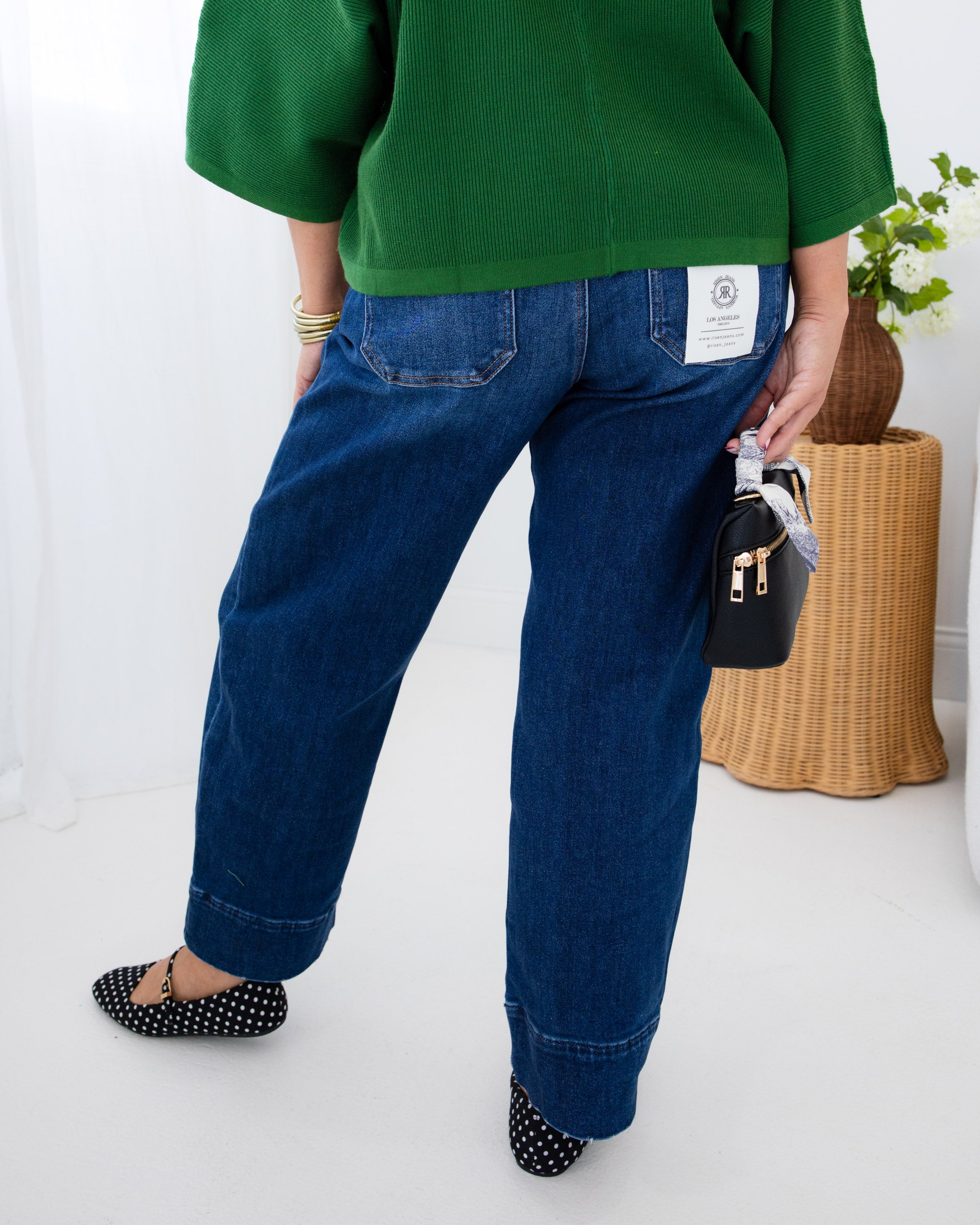 Risen | Slouchy Cropped Barrel Jeans