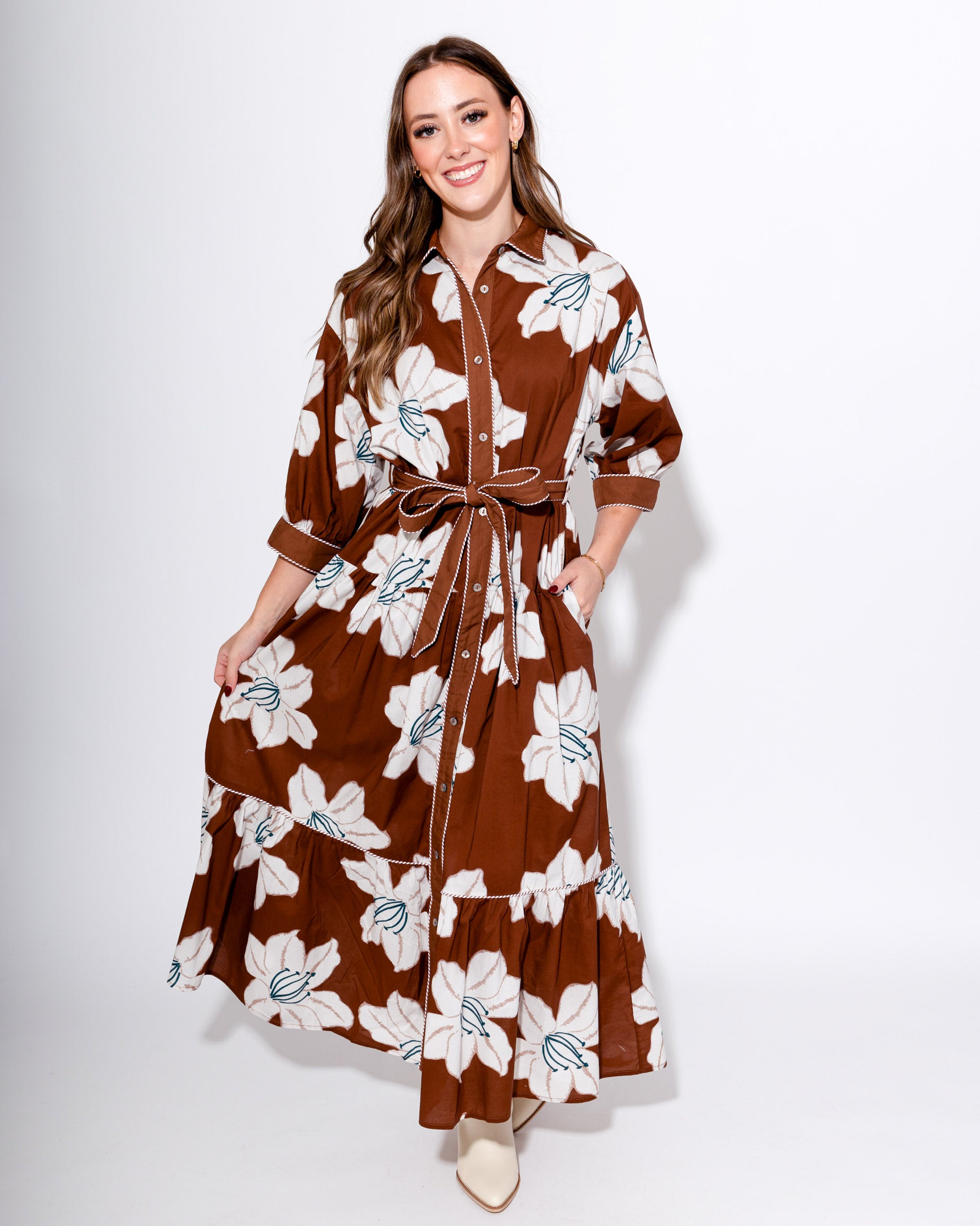 Timeless Blooms Midi Dress