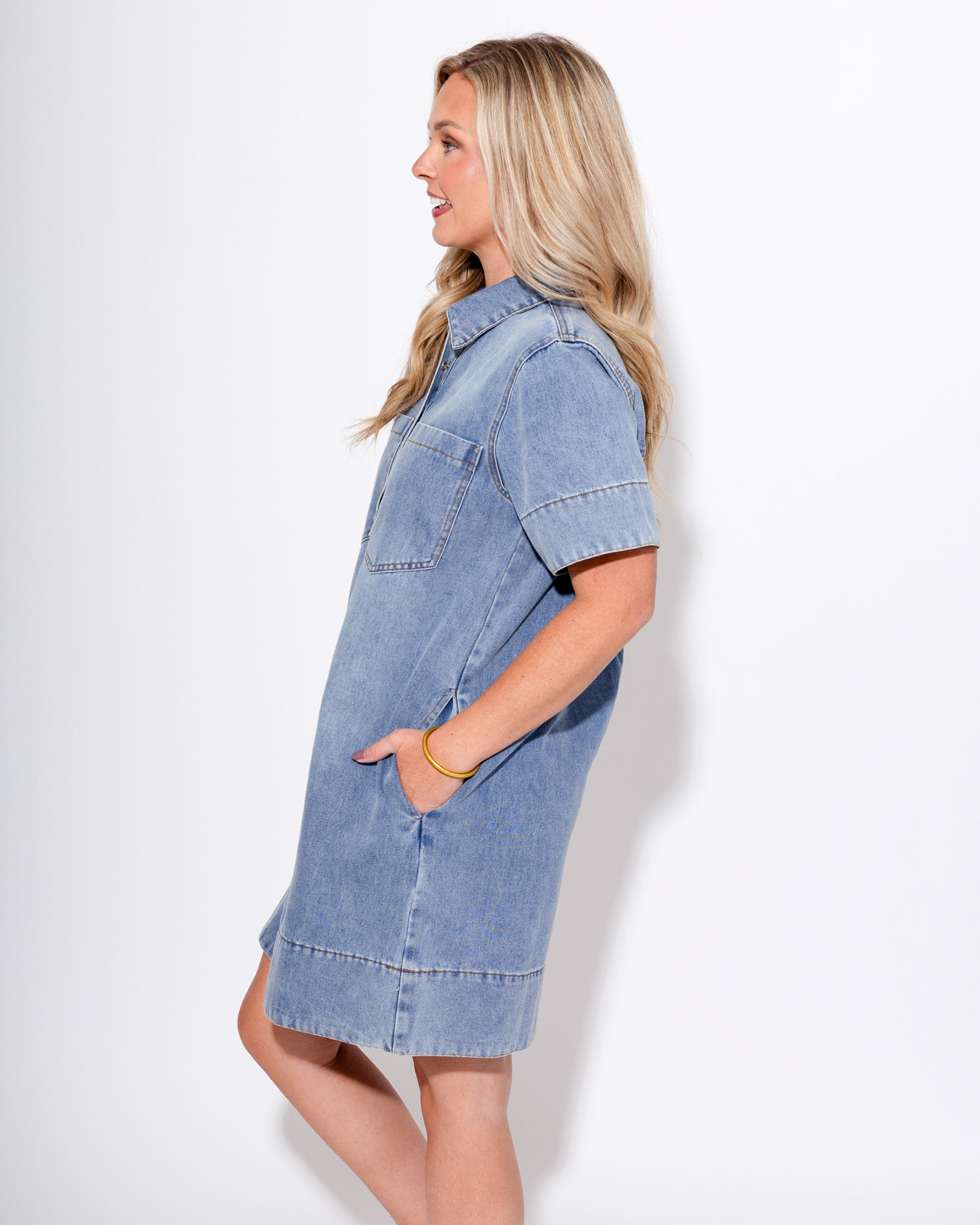 Denim Mini Dress