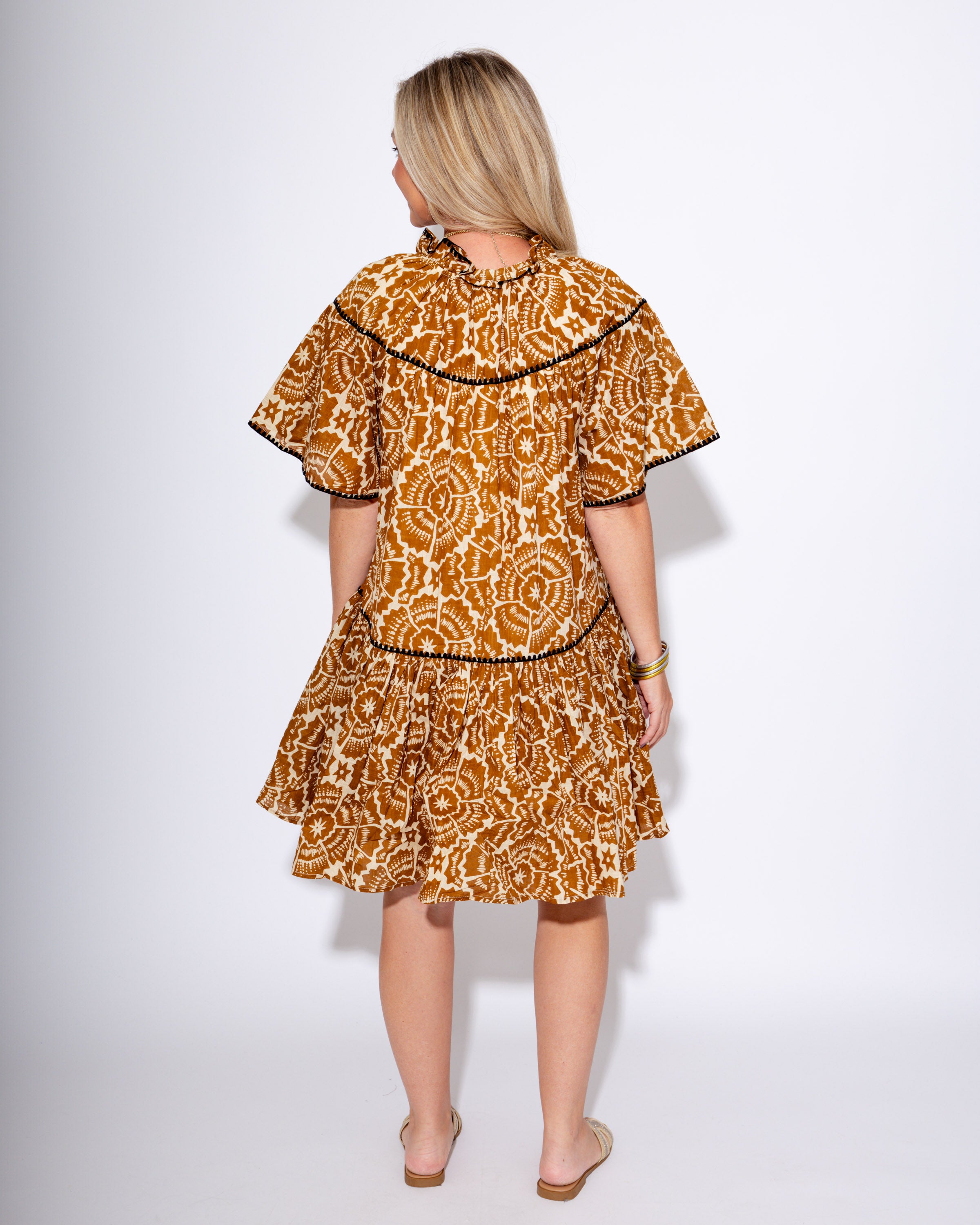 Ivy Jane I Shell Stitched Trim Dress