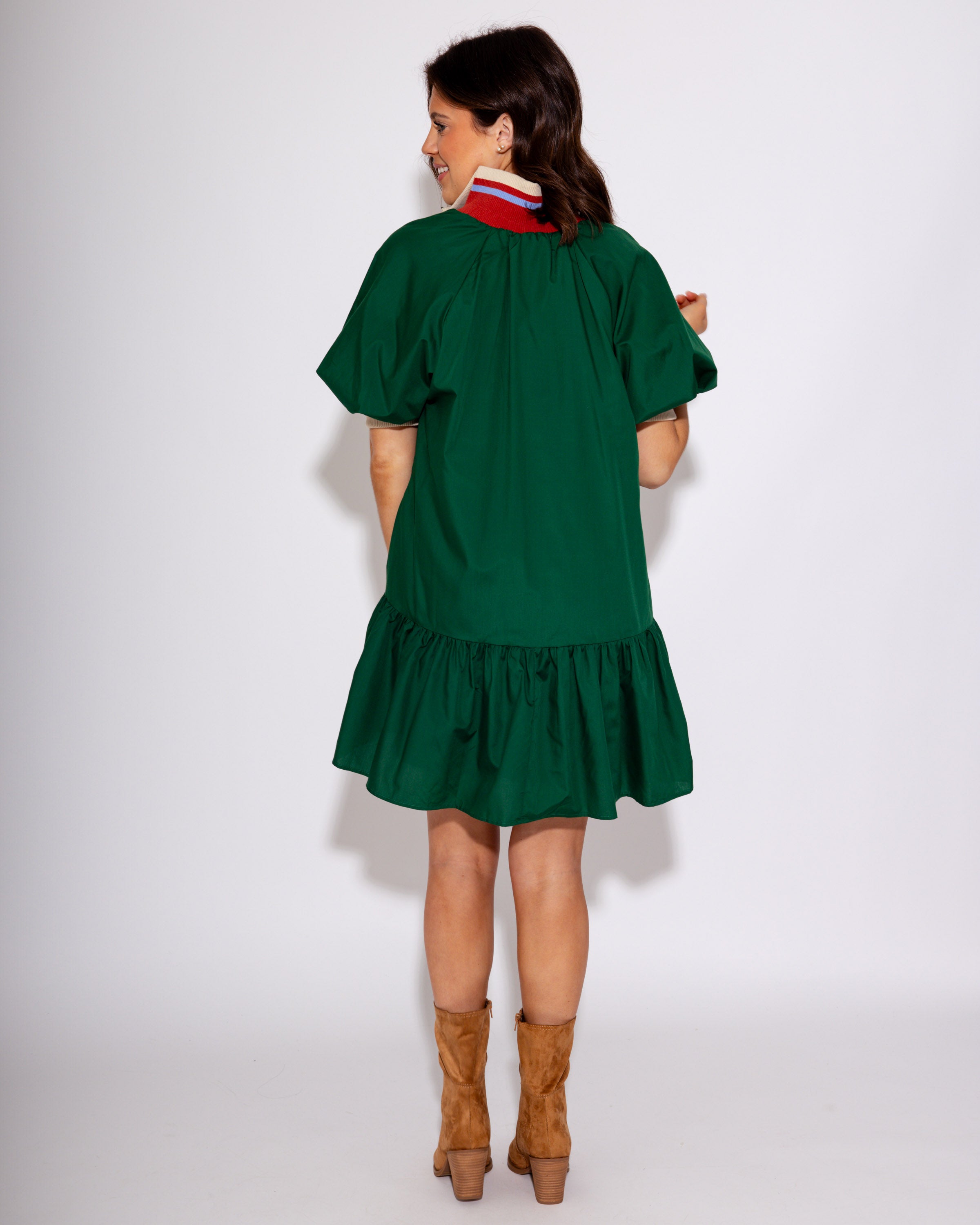 The Twirl and Zip Mini in Green