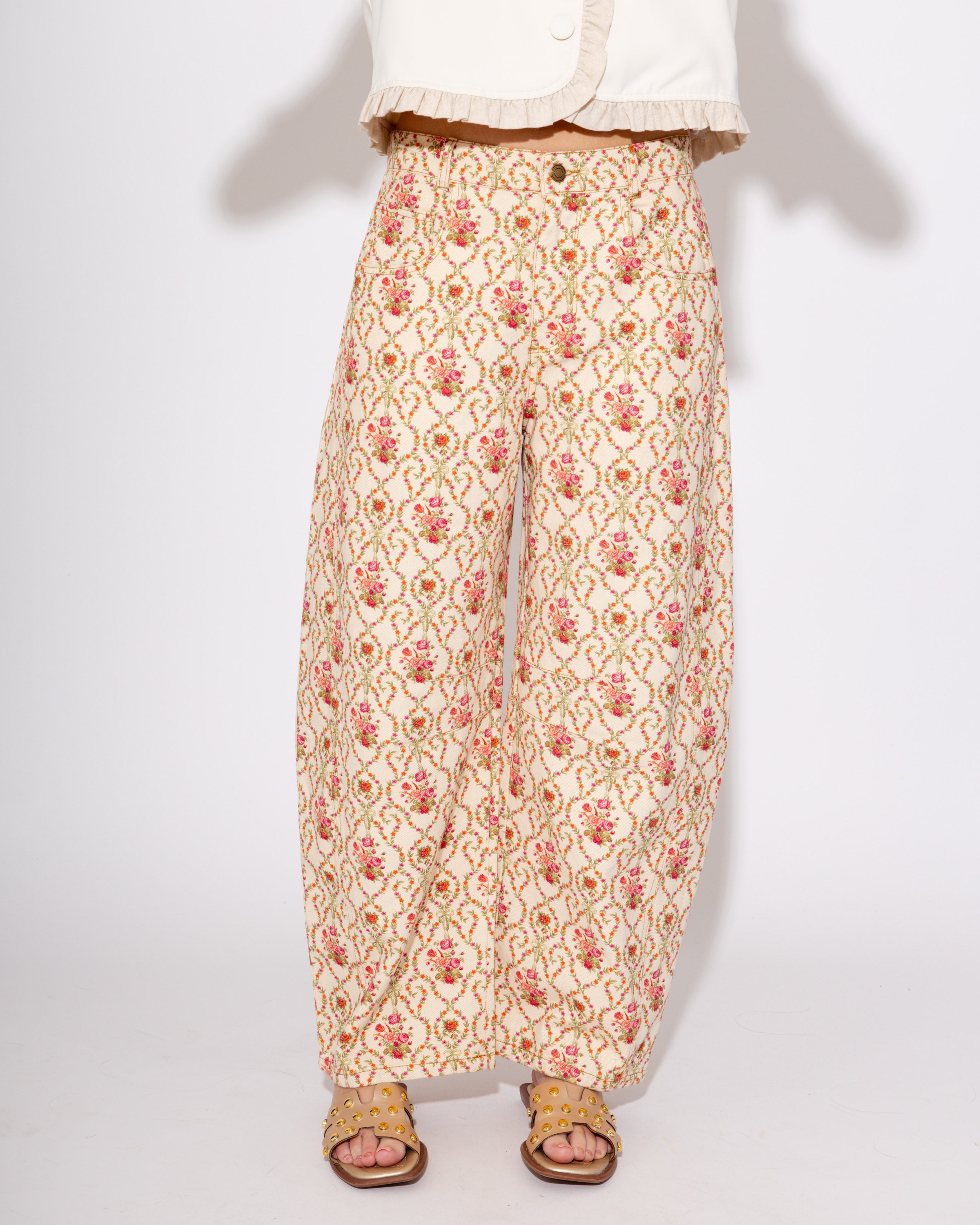Blooming Barrel Jeans