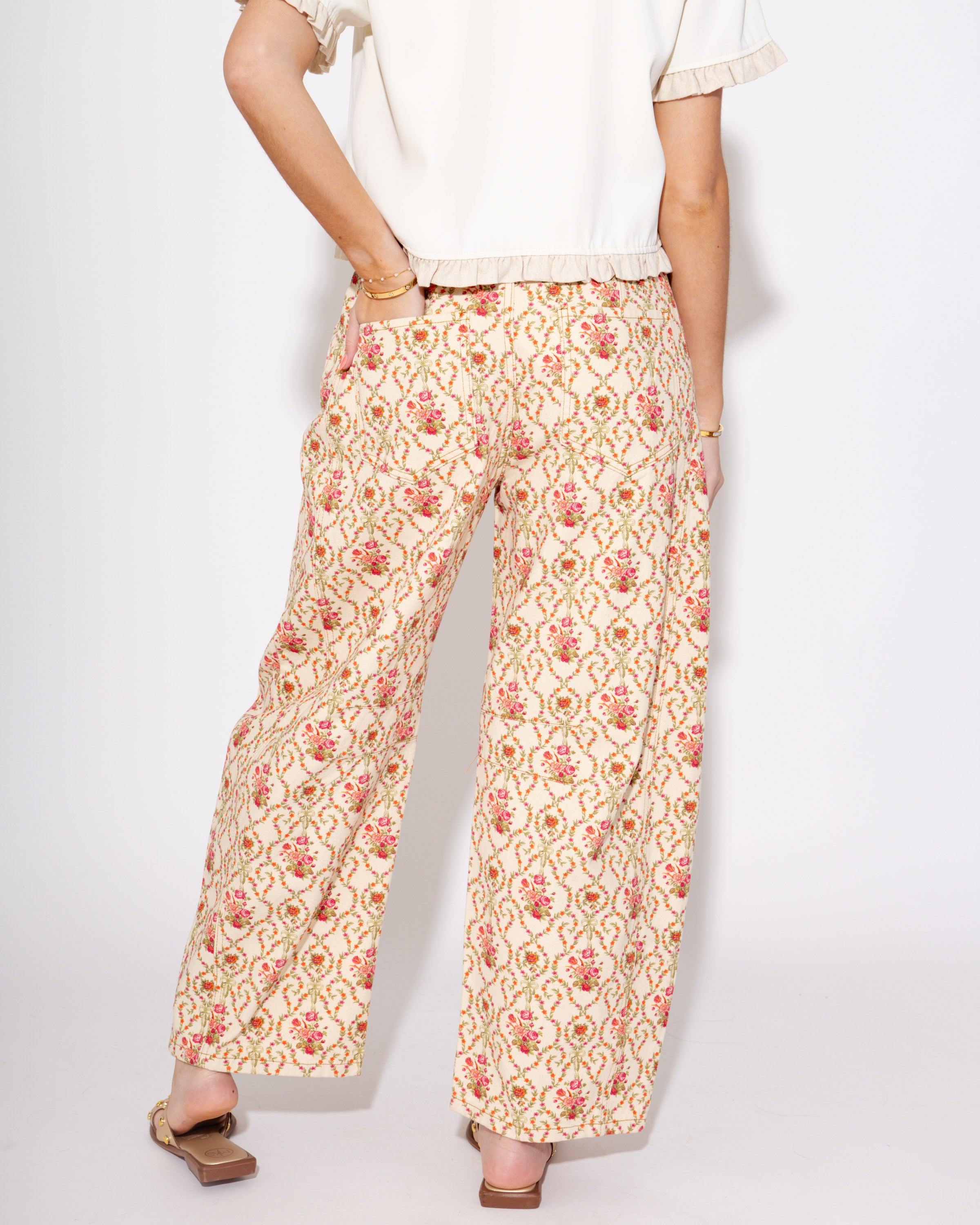 Blooming Barrel Jeans