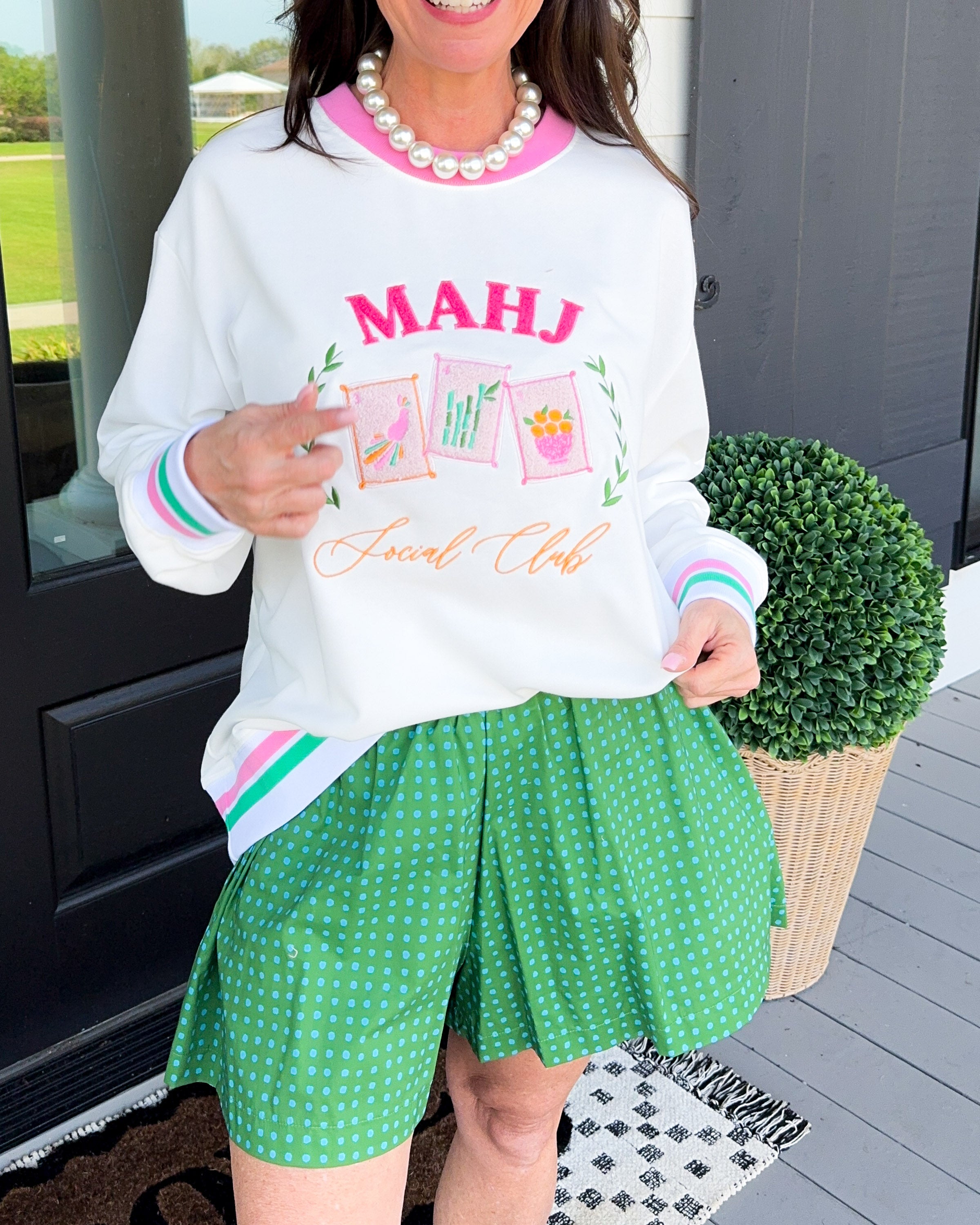 Mahjong Social Club Crewneck