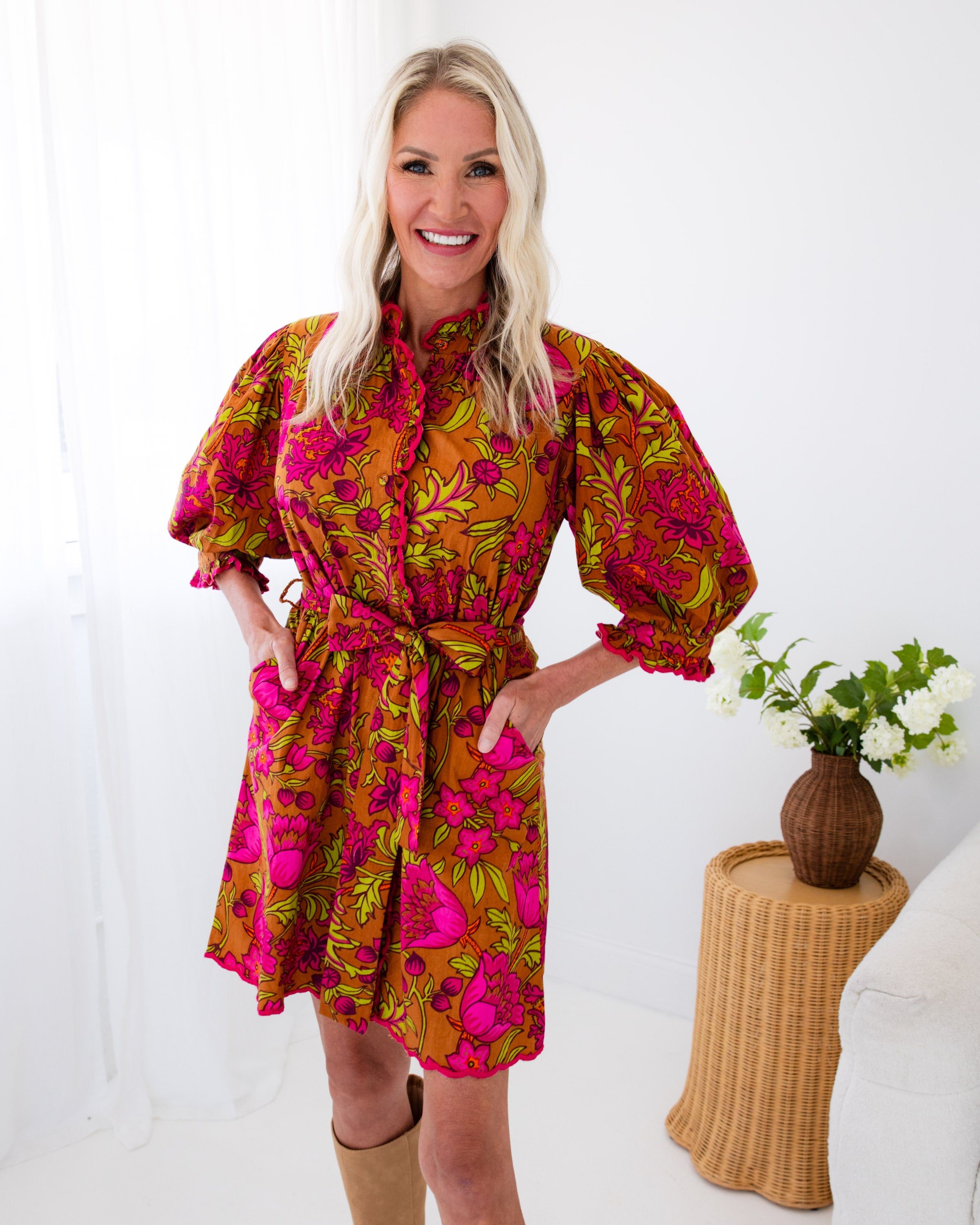 Ivy Jane | Tucked Front Aline Dress