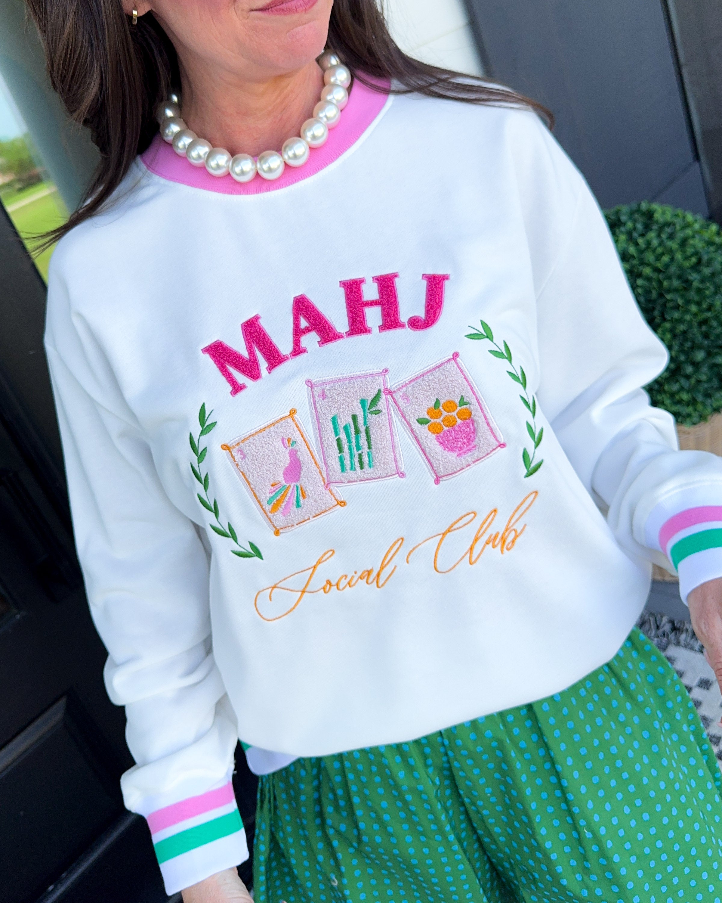 Mahjong Social Club Crewneck