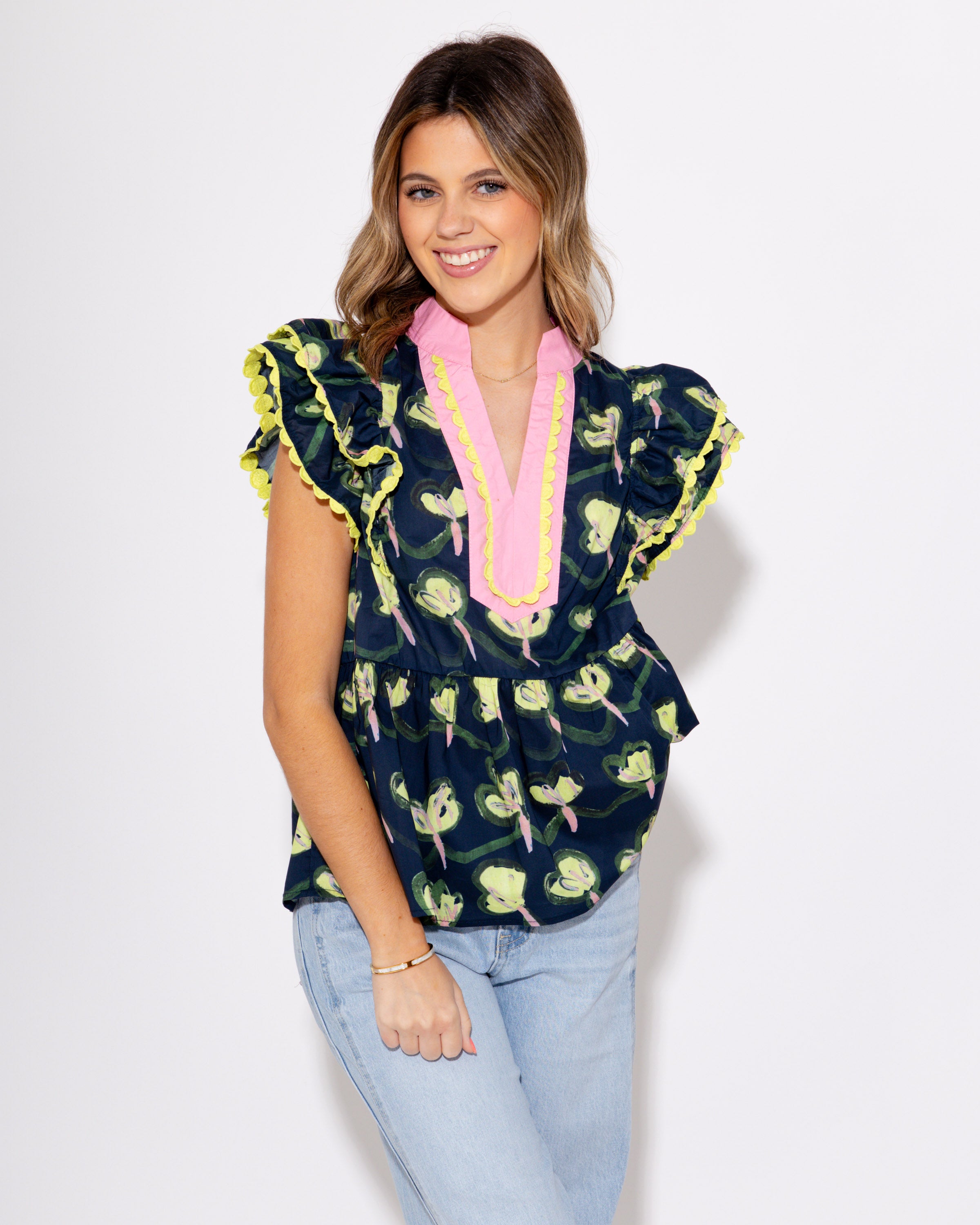 Peplum Garden Top