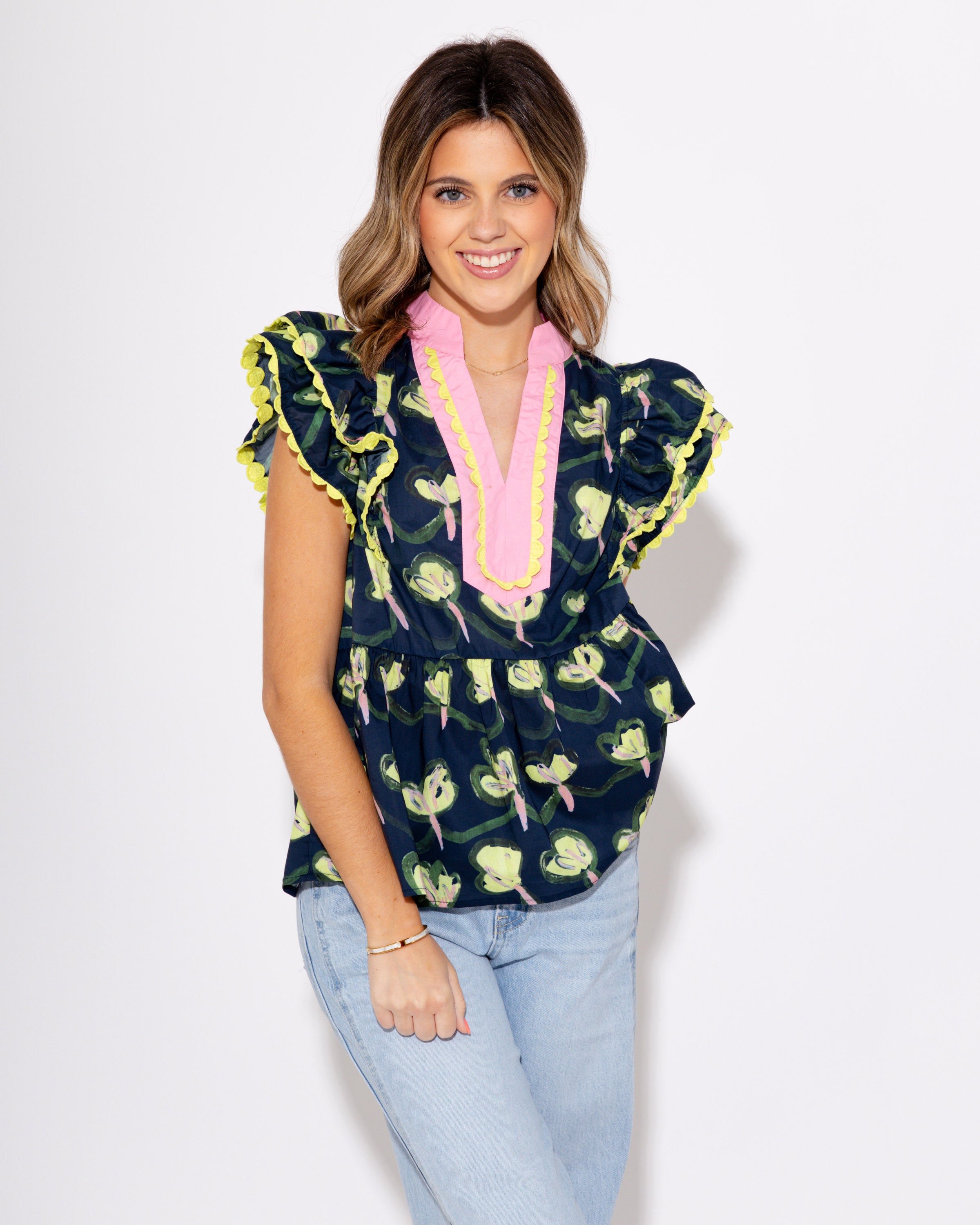 Peplum Garden Top