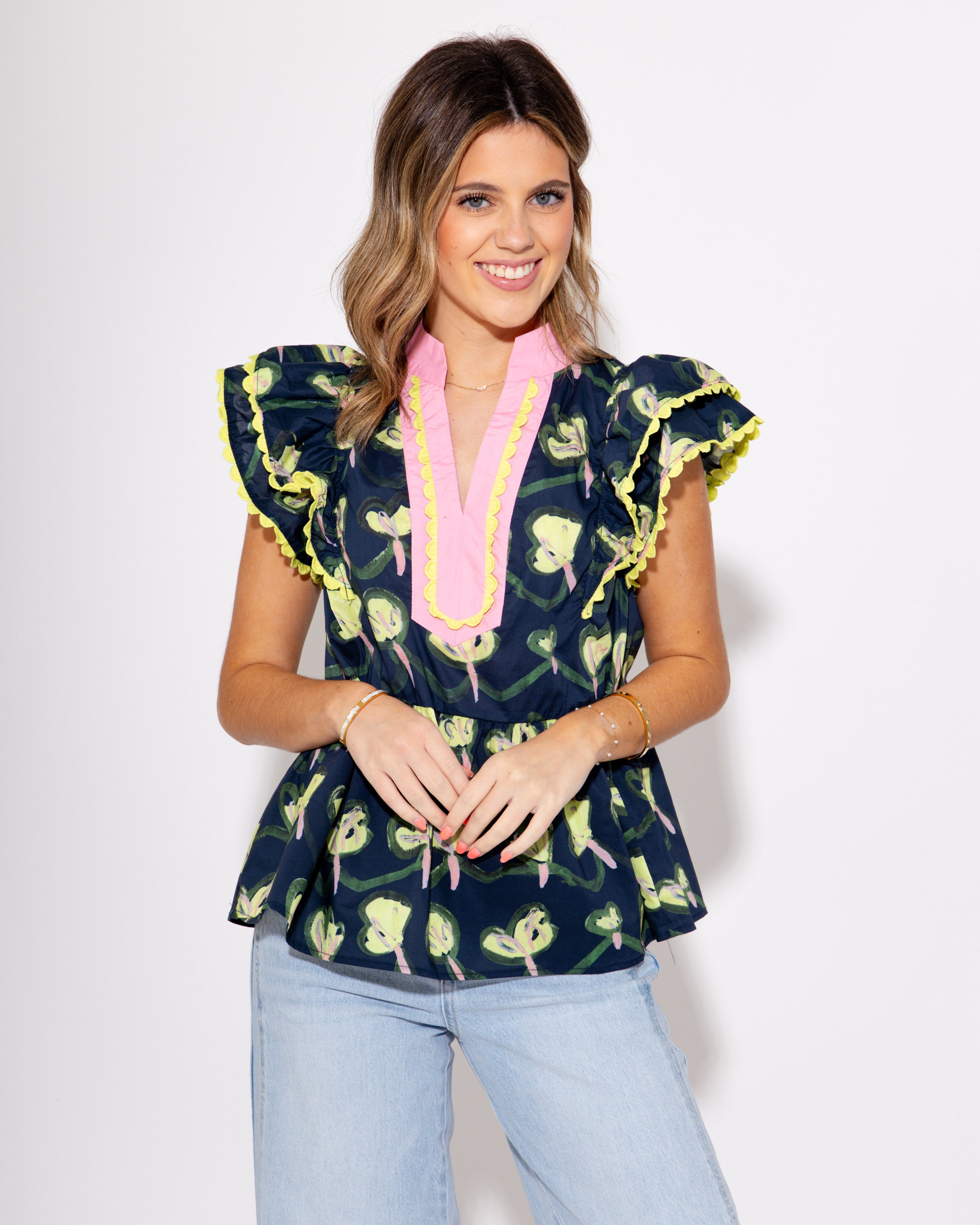 Peplum Garden Top