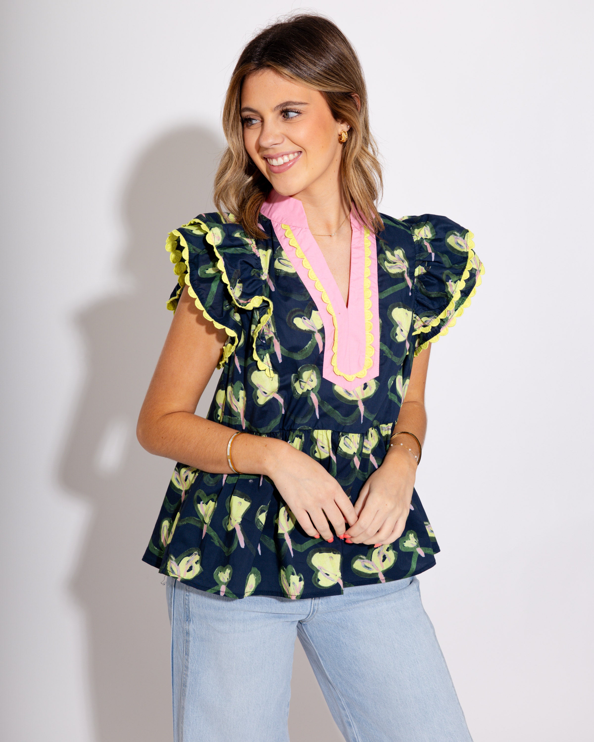 Peplum Garden Top