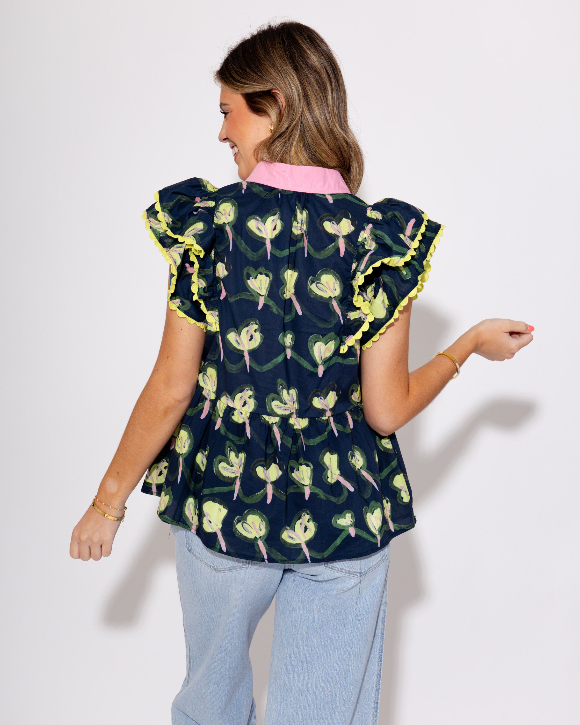 Peplum Garden Top