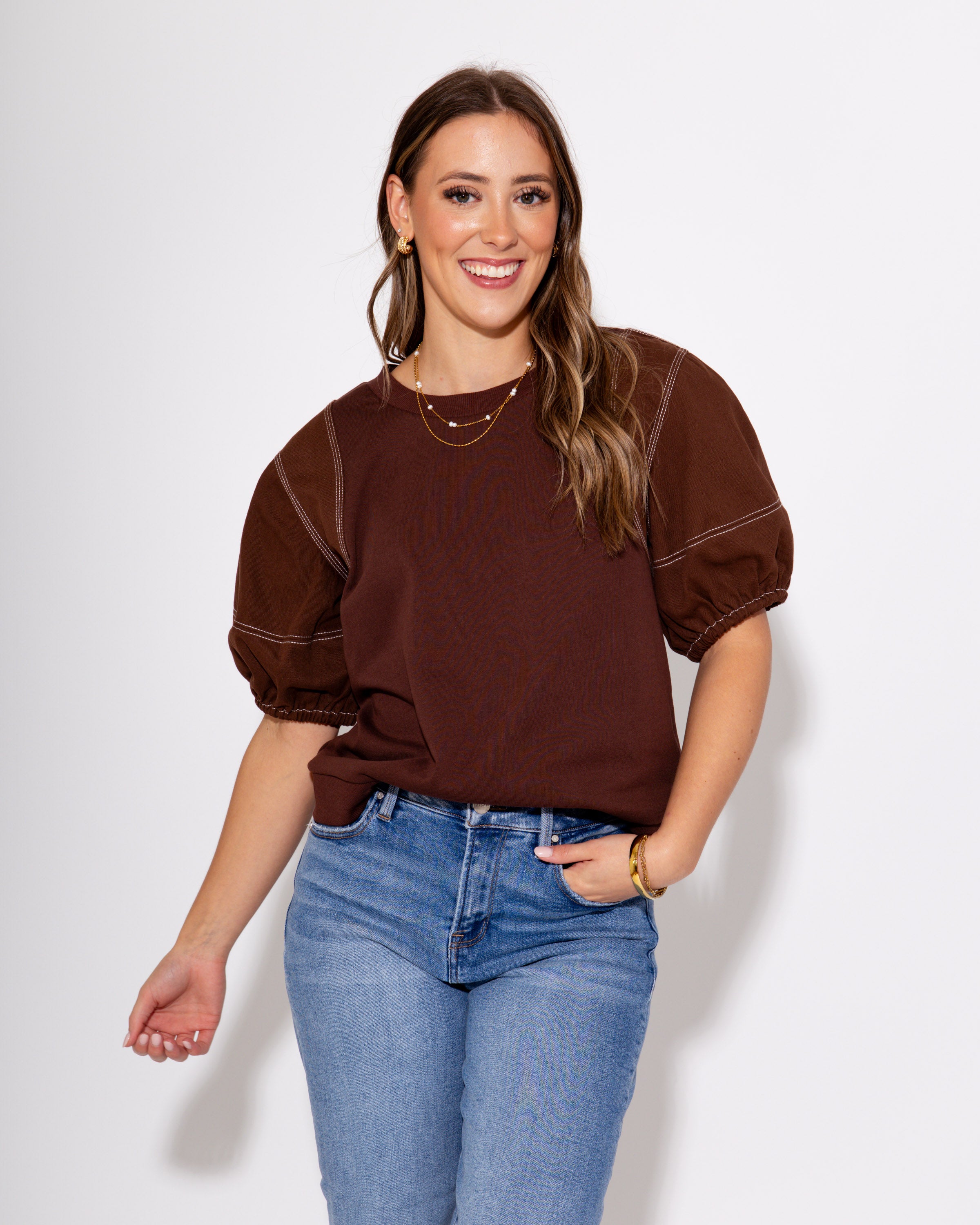 The Two-Tone Statement Top