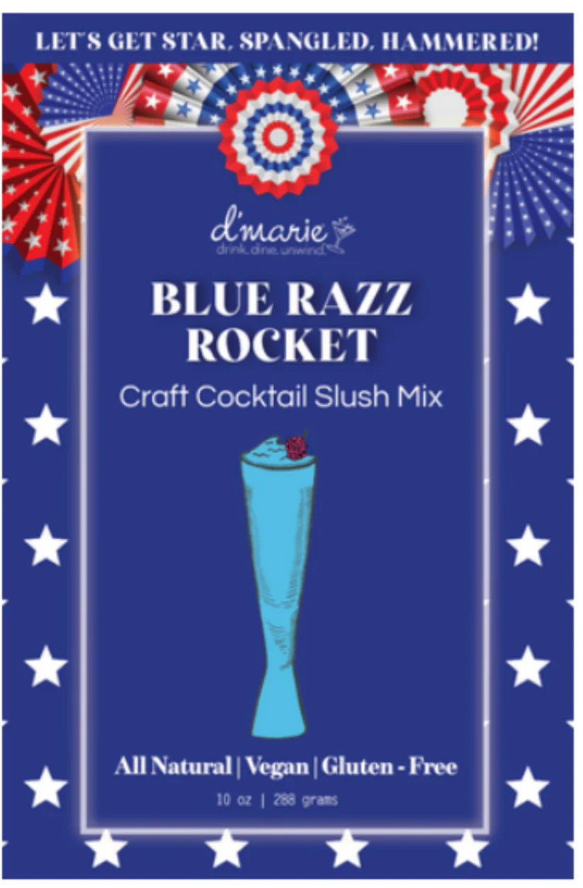 Blue Razz Rocket Cocktail Slush Mix