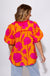 Tangerine V-Neck Puff Sleeve Top - Umgee - Gaudie & Co. Southeast Texas Boutique