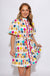 Ivy Jane Tulips in a Row floral dress, luxury women's boutique midi dress at Gaudie & Co