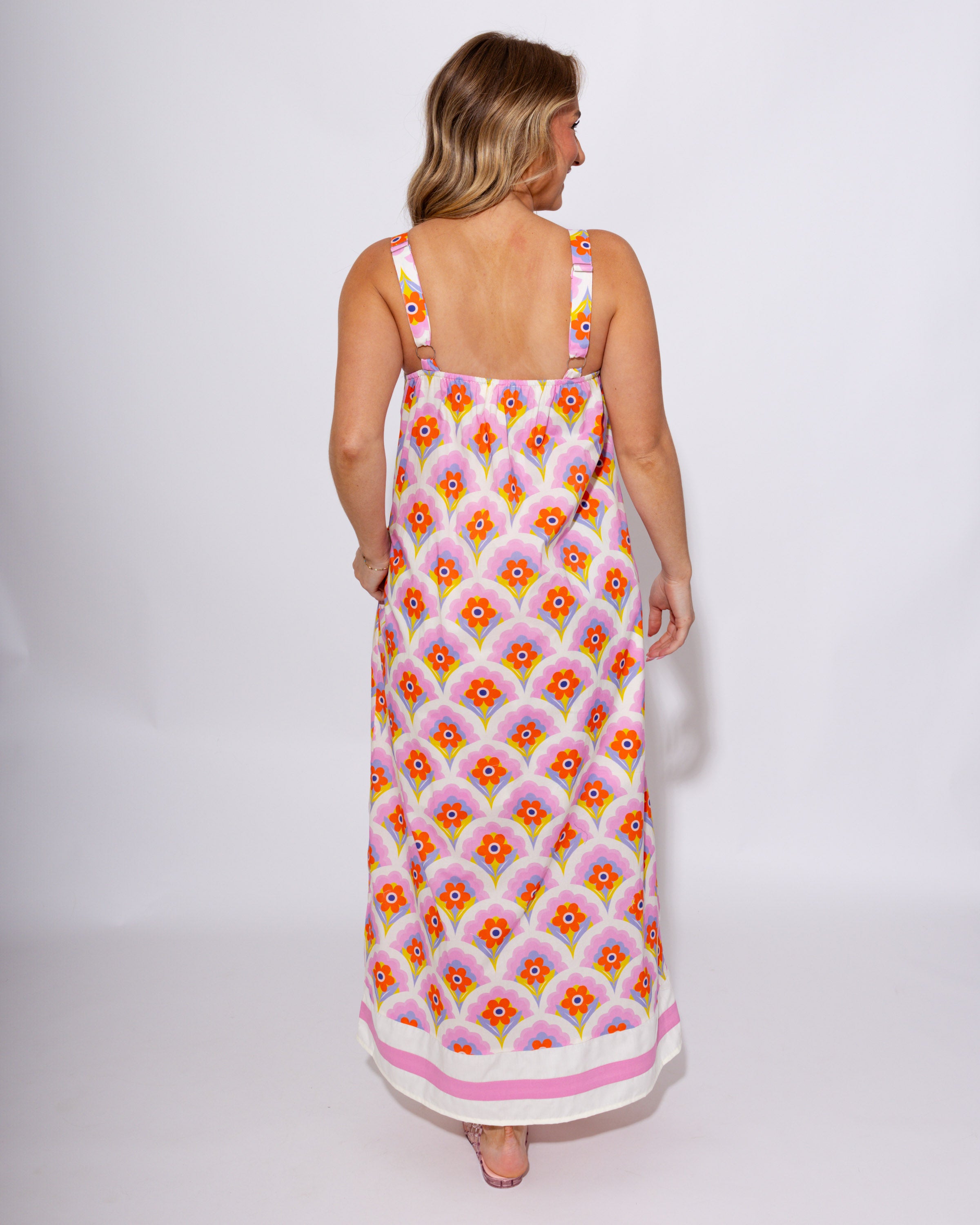 Bloom & Border Midi Dress