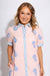 Blush Embroidered Puff Sleeve Midi Dress - Entro - Gaudie & Co. Texas Boutique