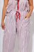Navy White Stripe Tie Front Tank Pant Set - Bucketlist - Gaudie & Co. Texas Boutique