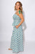 Blue Floral Peplum Top Maxi Skirt Set - JODIFL - Gaudie & Co. Southeast Texas Boutique