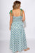 Blue Floral Peplum Top Maxi Skirt Set - JODIFL - Gaudie & Co. Southeast Texas Boutique