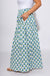 Blue Floral Peplum Top Maxi Skirt Set - JODIFL - Gaudie & Co. Southeast Texas Boutique
