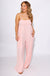 Dusty Pink Spaghetti Strap Jumpsuit - ee:some - Gaudie & Co. Beaumont TX Boutique