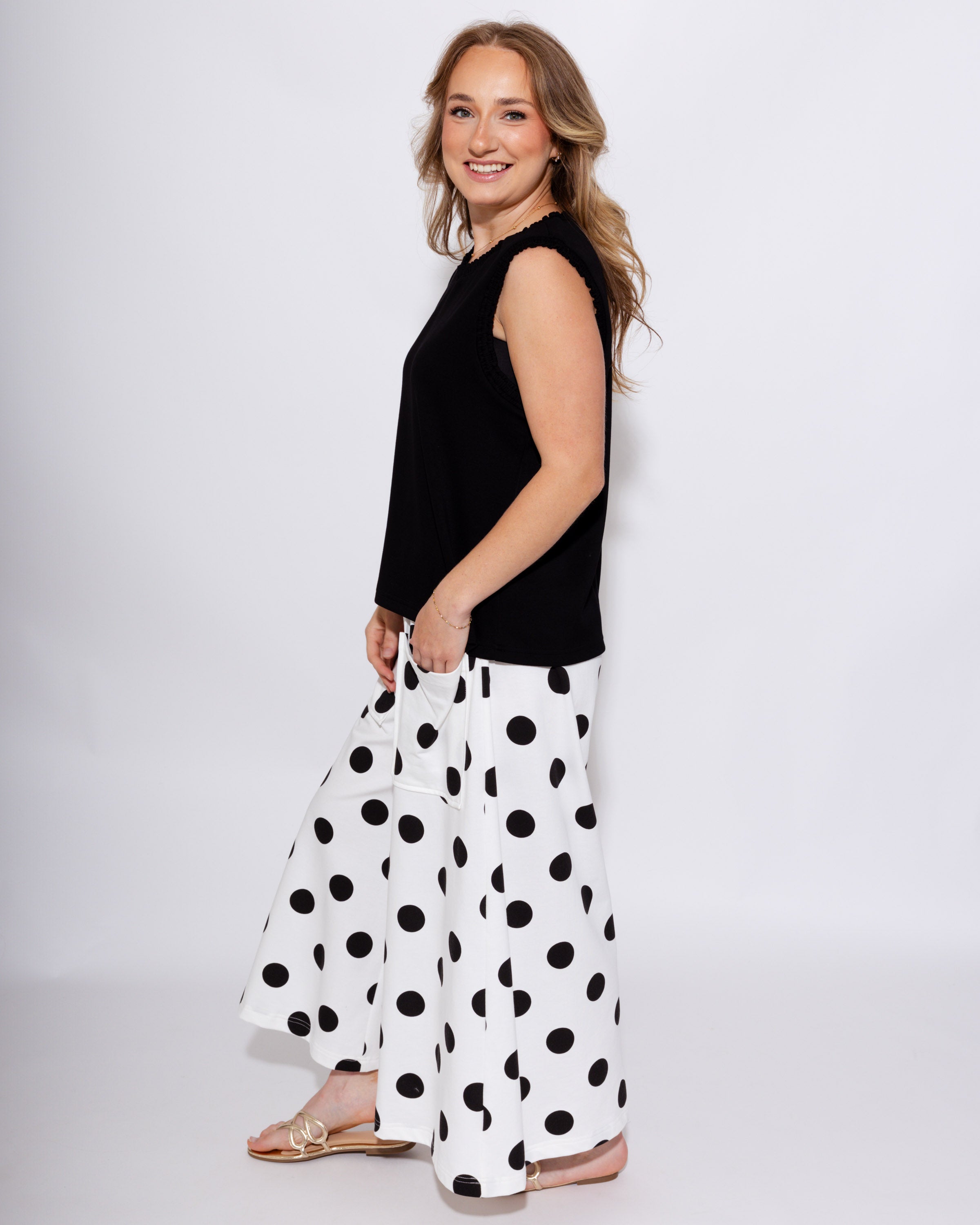 Polka Dot Pull-on Pants
