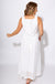 Off White Eyelet Crop Top Midi Skirt Set - Entro - Gaudie & Co. Nederland TX Boutique