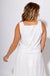 Off White Eyelet Crop Top Midi Skirt Set - Entro - Gaudie & Co. Nederland TX Boutique