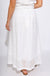 Off White Eyelet Crop Top Midi Skirt Set - Entro - Gaudie & Co. Nederland TX Boutique
