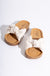 Cory Ivory Denim Knotted Bow Slide Sandal - Top Moda Comfort - Gaudie & Co. Texas Boutique
