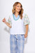 Textured Floral Bubble Sleeve Knit Top - Voy - Gaudie & Co. Nederland TX Boutique