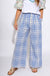 Plaid High Waist Straight Pleated Pants - Beulah Style - Gaudie & Co. Southeast Texas Boutique