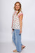 Vervet high rise light wash cropped wide leg jeans with raw hem, boutique denim at Gaudie & Co
