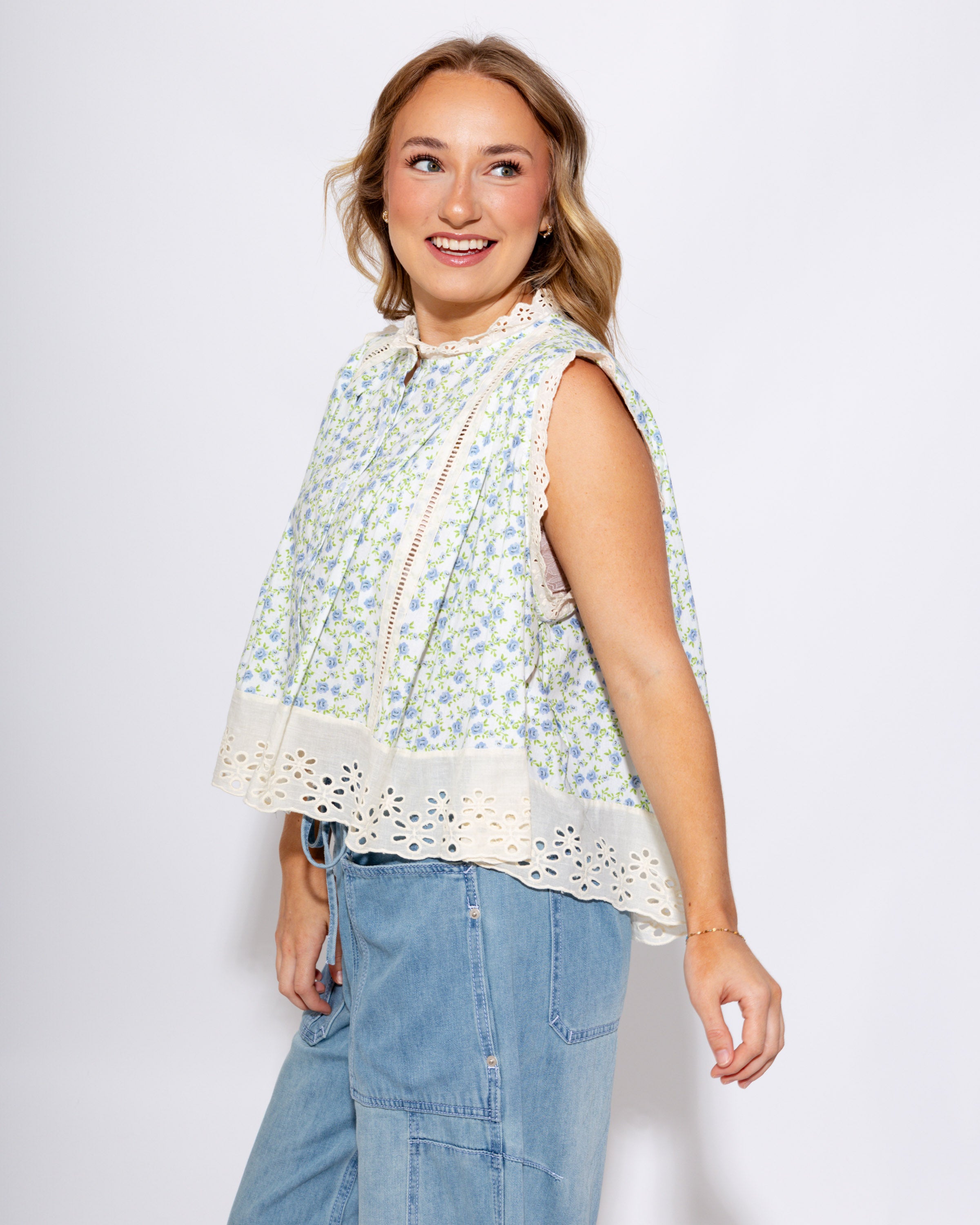 Garden Grace Floral Top