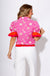 Colorblock Floral Embroidered Eyelet Top - Voy - Gaudie & Co. Texas Boutique