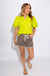 High Rise Leopard Drawstring Shorts - Vervet - Gaudie & Co. Nederland TX Boutique