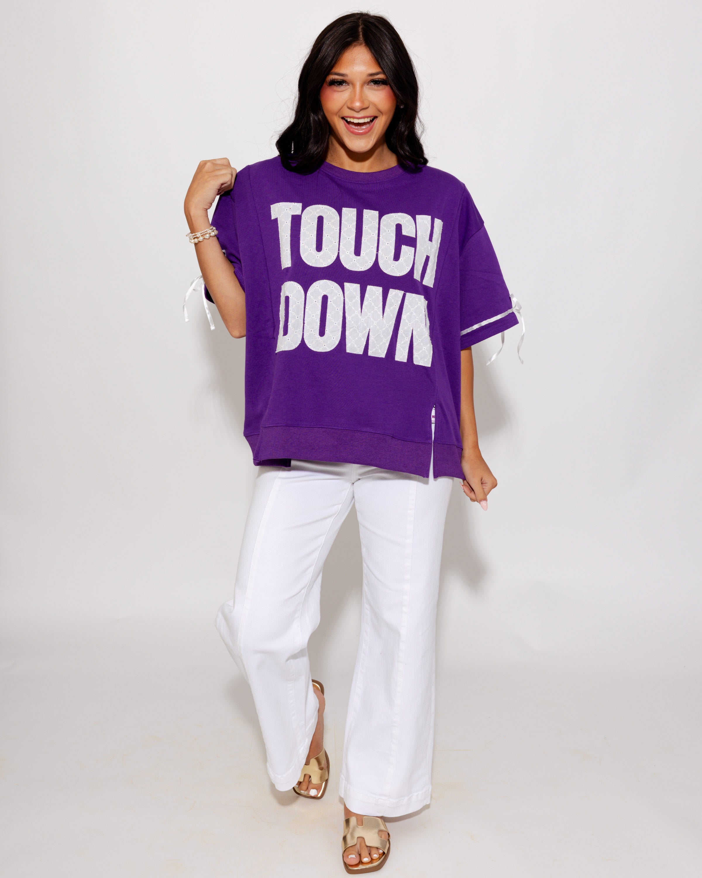 Touchdown Pullover in Purple